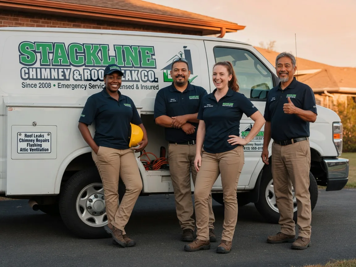 Chimney flashing repair company in Irvine, PA